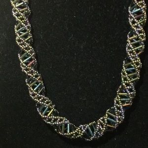 DNA beaded style chocker